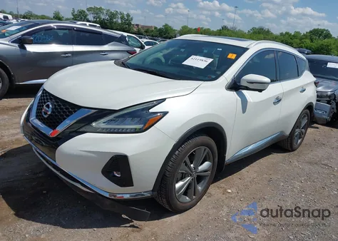 2020 Nissan Murano Platinum Fwd из США, поврежденный, VIN 5N1AZ2DJ3LN115526